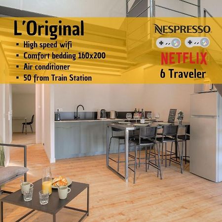 L Original - Travelhome - Free Wifi - 6 Travelers Villefranche-sur-Saône 외부 사진